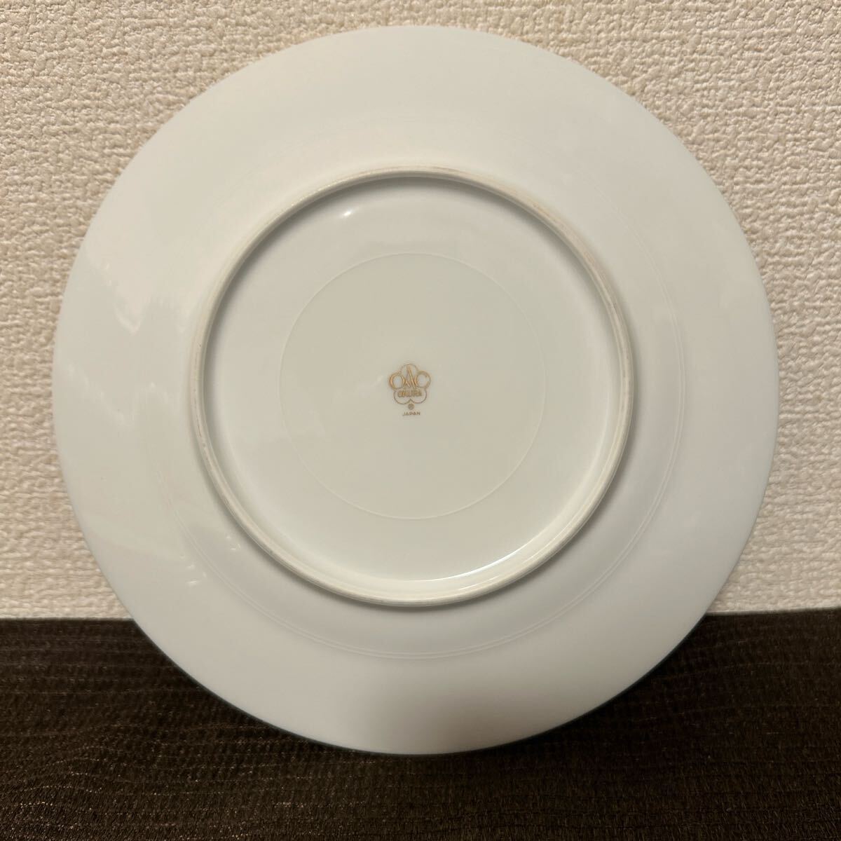 大倉陶園 アレキサンドリーヌ 金蝕マロン デザートプレート 20cm