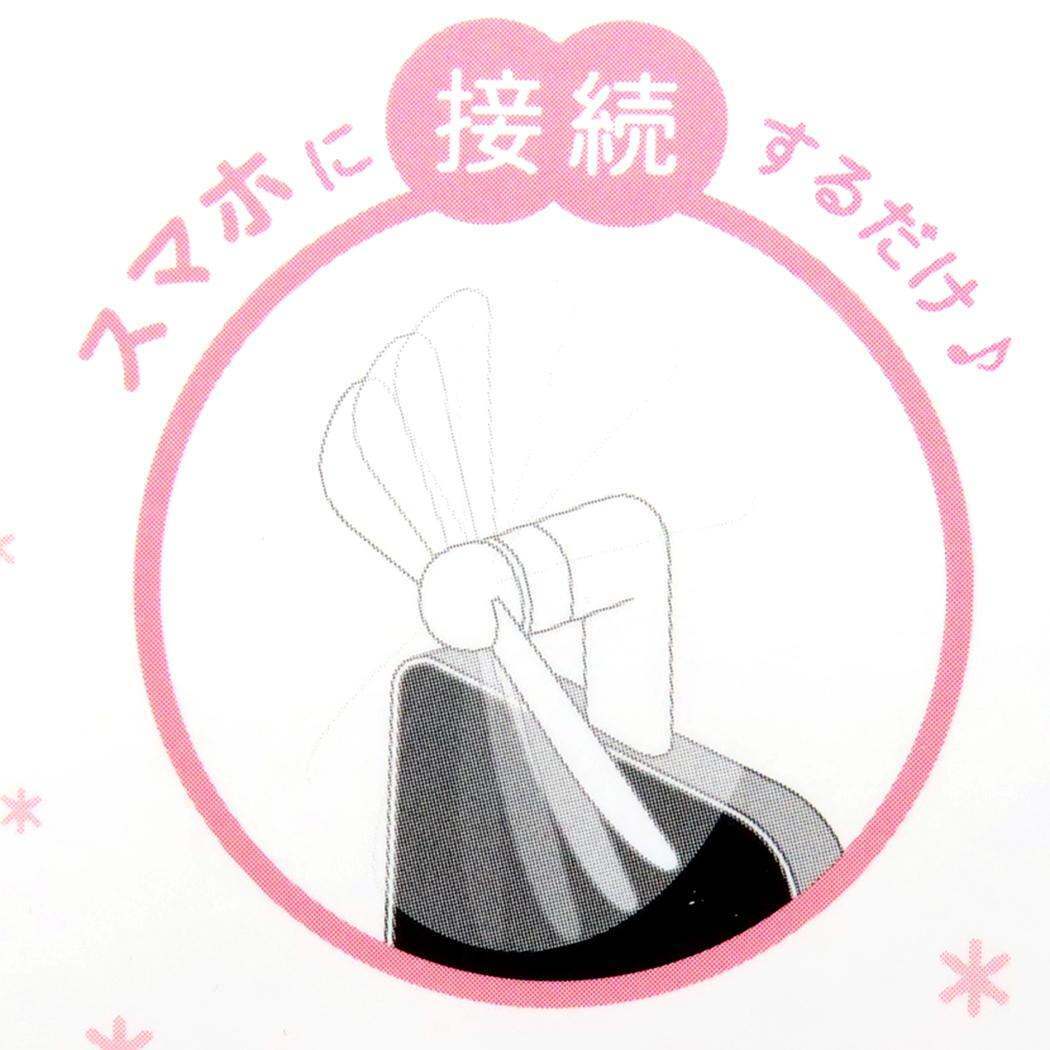 ちいかわ 携帯用扇風機 コネクタ付きミニクールファン USB Type-C グルマンディーズ ミニ扇風機 小型扇風機 ハンディ キ_画像4