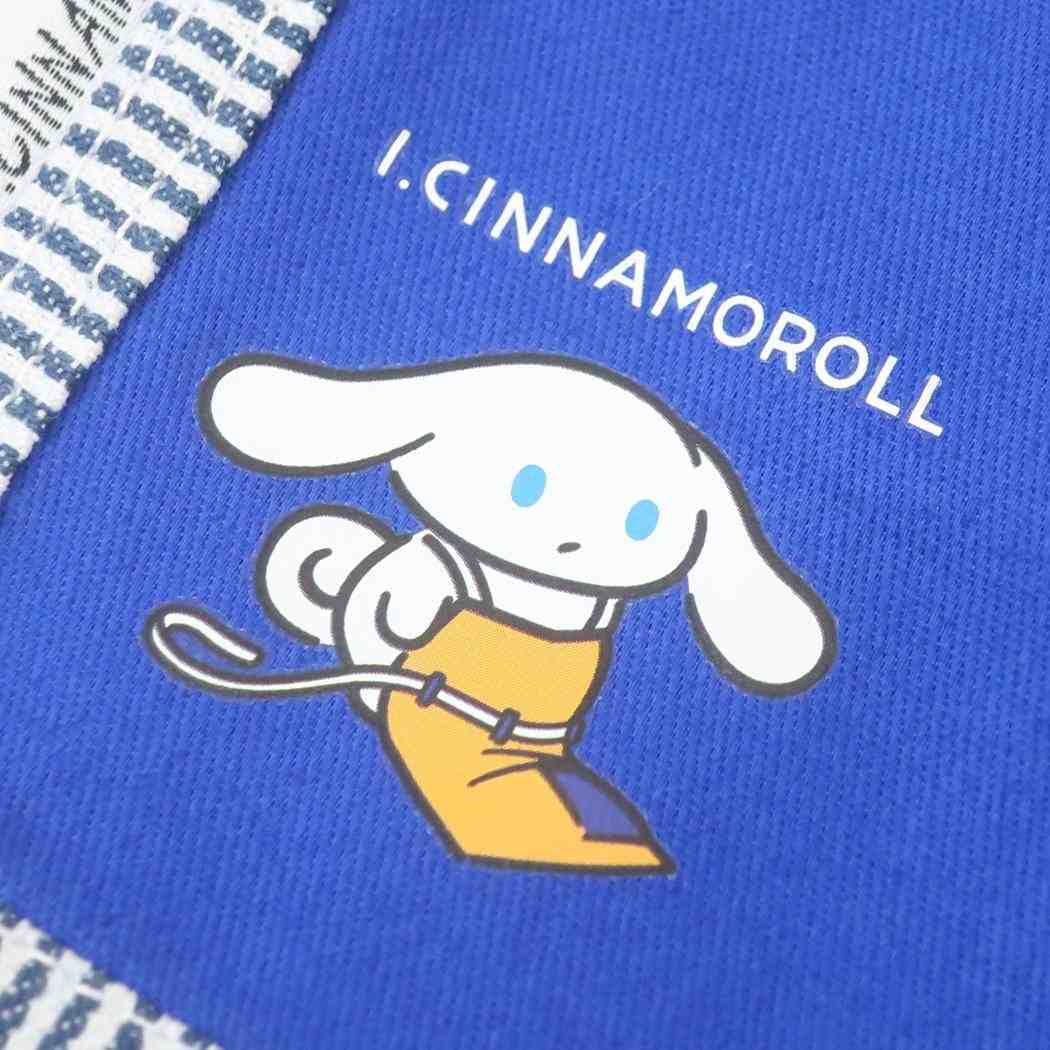 シナモロール ランチグッズ カトラリーケース I.CINNAMOROLL BL サンリオ ワタナベ 布製 収納袋 持ち運び キャラ_画像5