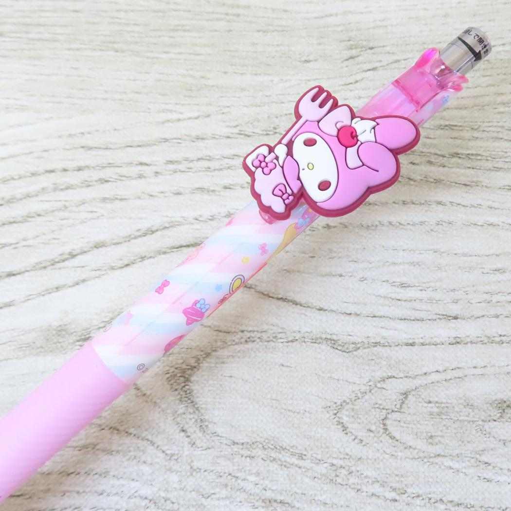 マイメロディ カラーペン マスコット付きゲルペン スイーツマイメロ チェリーピンク サンリオ アイプランニング 新学期準備文具 キ_画像3