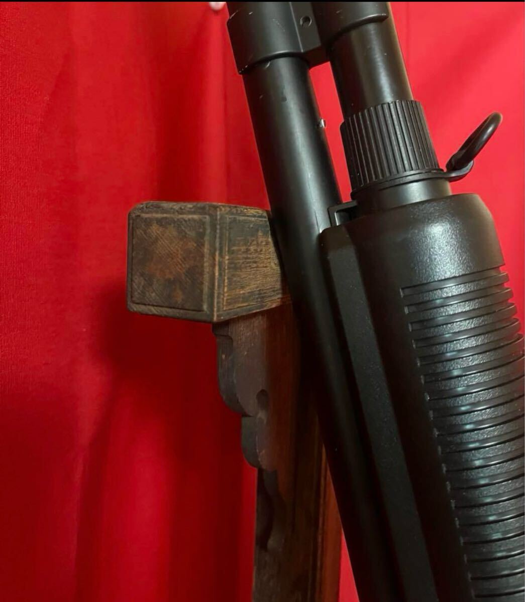 木製 火縄銃 3本掛け 武具 古美術 骨董 モデルガンは、付属しません 木製 火縄銃 3本掛け 武具 古美術 骨董 モデルガンは、付属しま