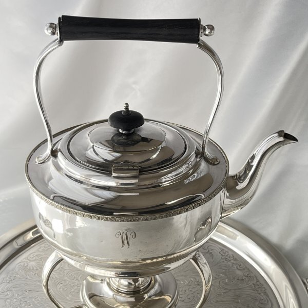 【e Wish】 ティーケトル バナー / スタンド George Wish】 ティーケトル 【シルバープレート】 バナー