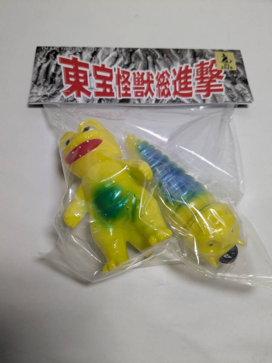 WF2025S サンガッツ本舗 ミニラ&モスラ幼虫 ワンフェス 2025夏 サンガッツ本舗 ミニラ&モスラ幼虫 ソフビ ワンフェス2025