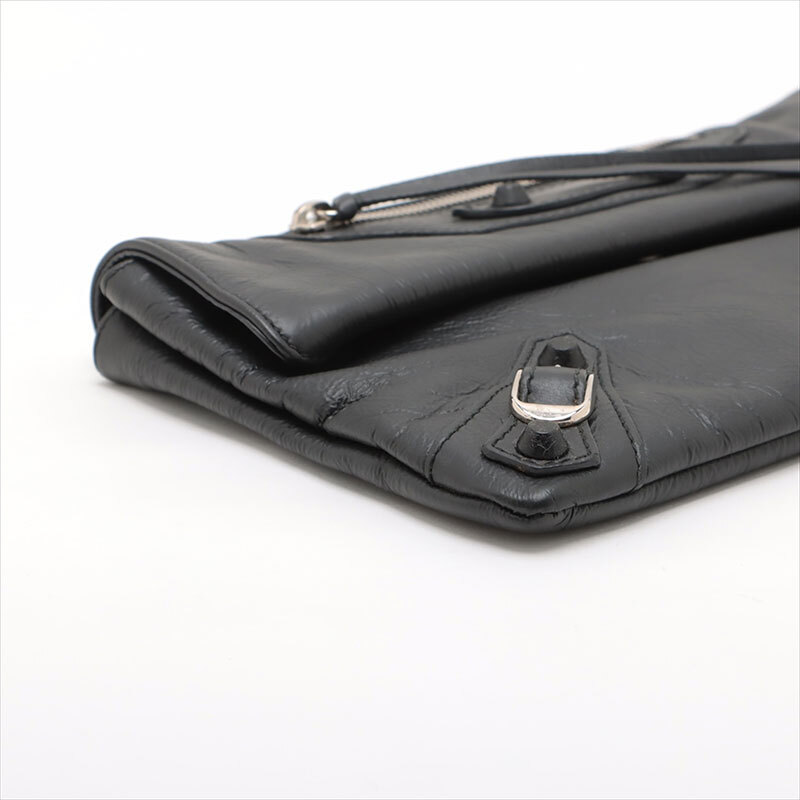 Balenciaga BALENCIAGA клатч embe трос кожа черный