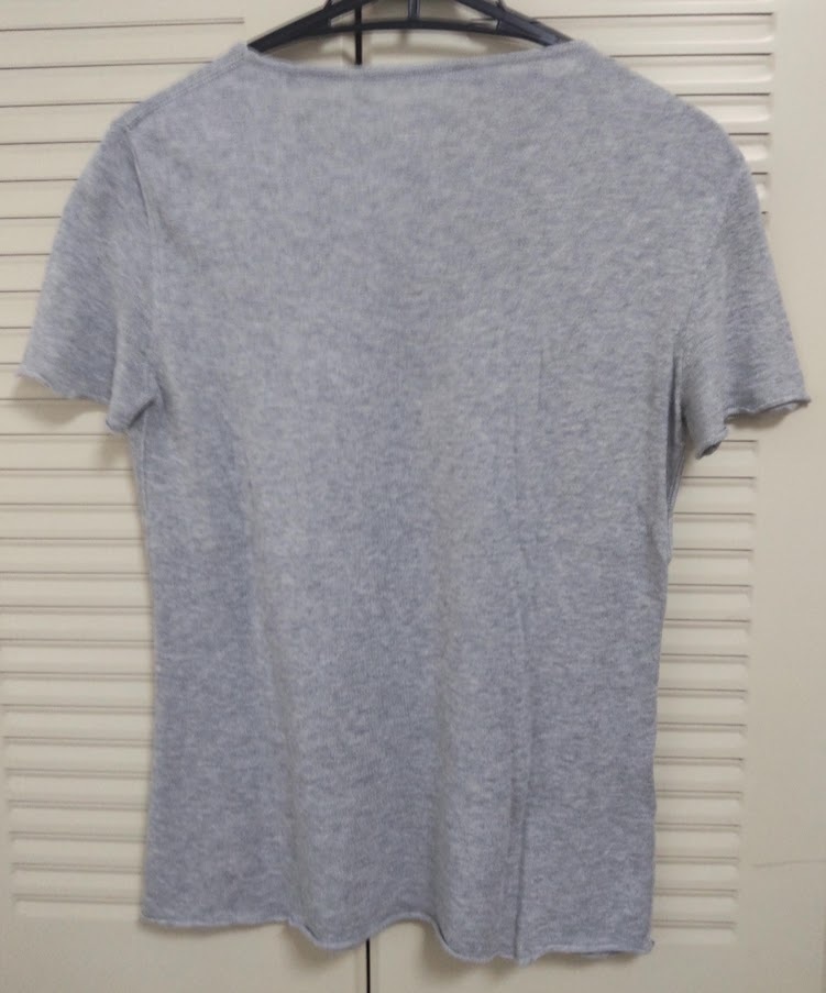 ルシアン ペラフィネ☆半袖Tシャツ☆グレー☆スカル×スワロフスキー？☆Lucien Pellat-Finet☆送料無料☆即決☆_画像3