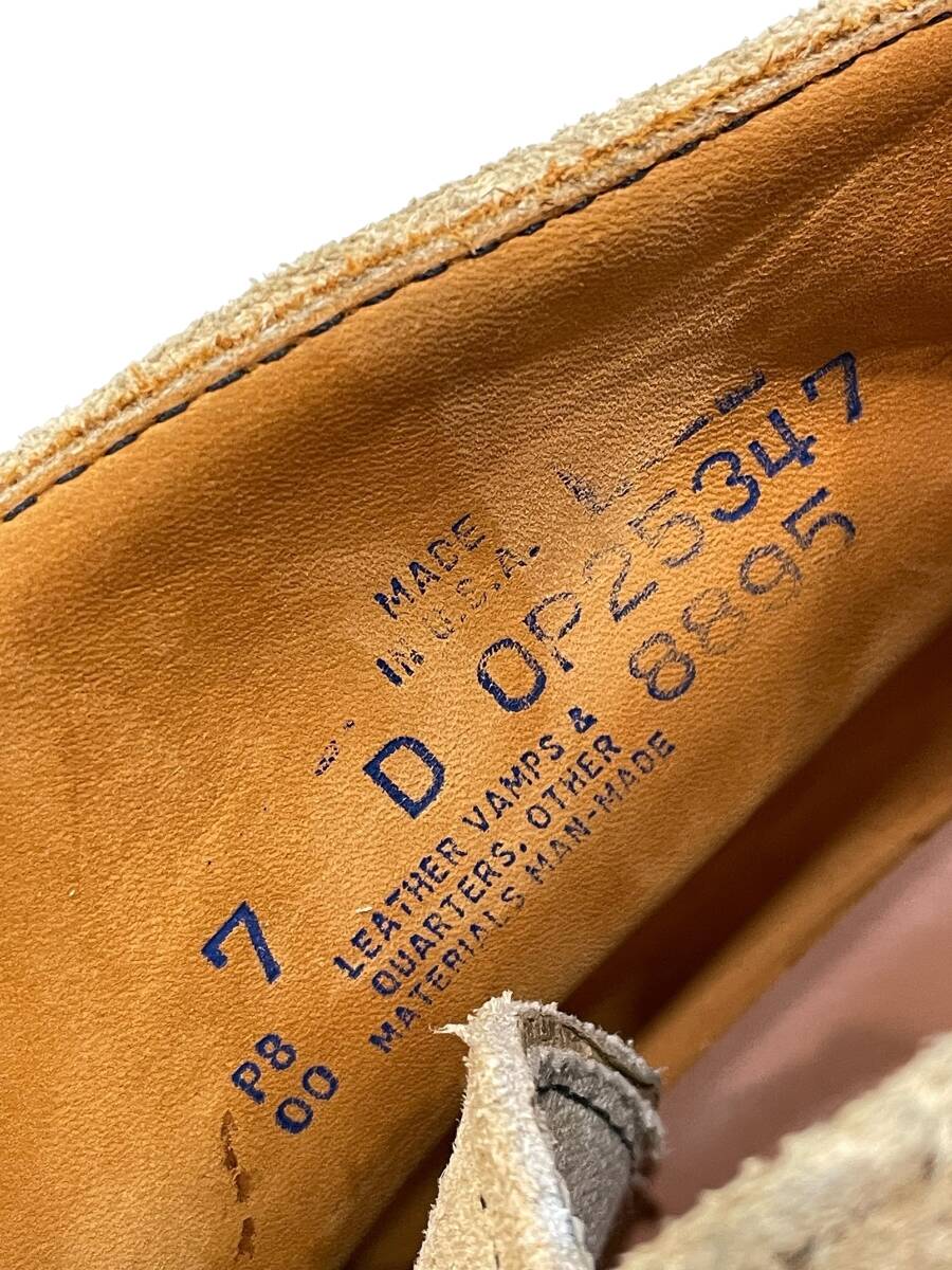 美品 7D 00年制 RED WING 8895 レッドウイング チャッカブーツ スウェード ラフアウト 廃盤