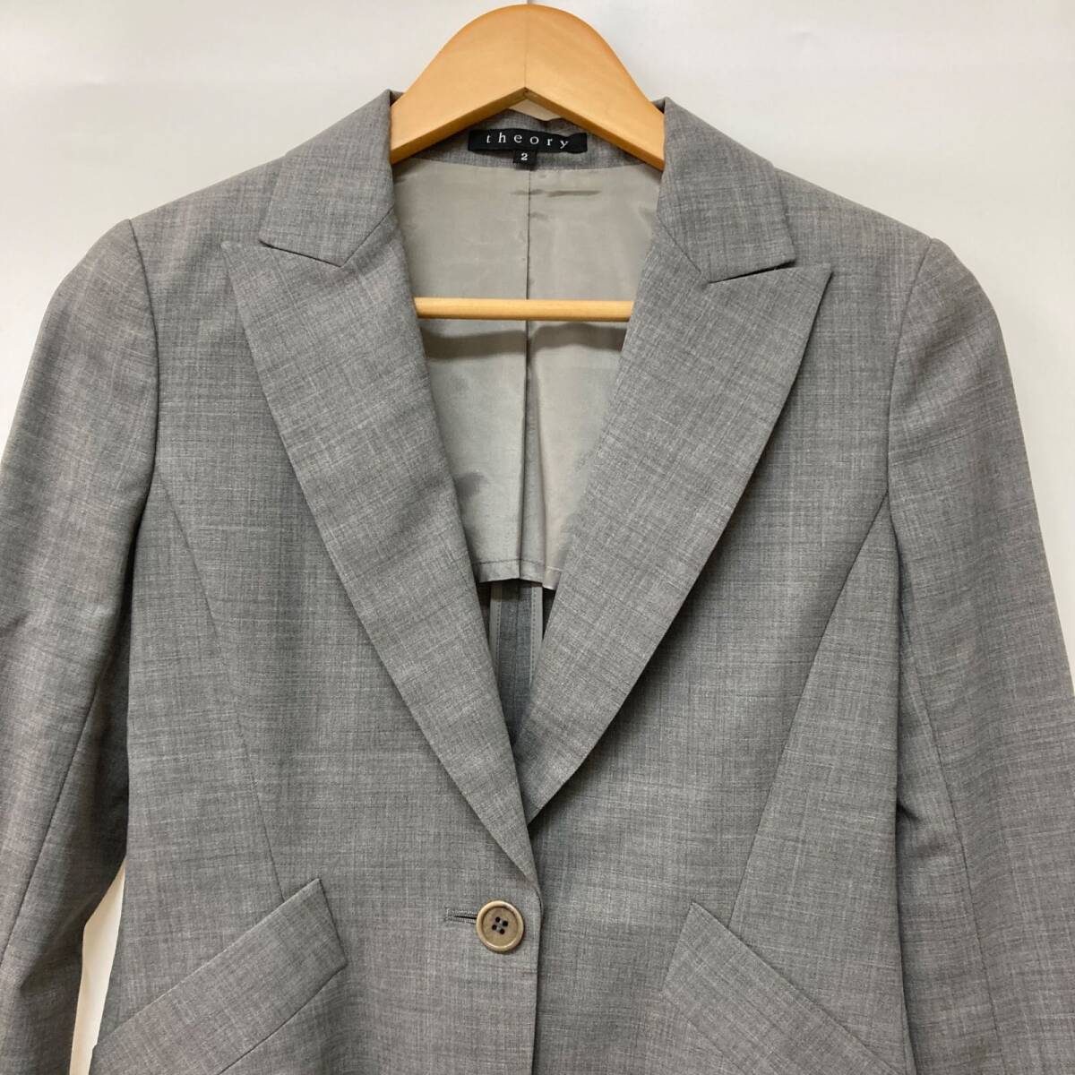 theory luxe テーラードジャケット グレー系 0195424N0240 theory セオリー ジャケット アウター テーラードジャケット