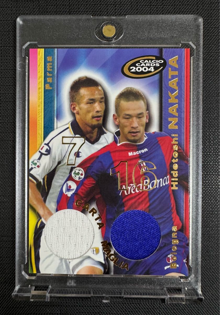 50 листов ограничение Panini культиватор . карта средний рисовое поле Британия .hidetoshi NAKATA джерси карта Dual Jersey