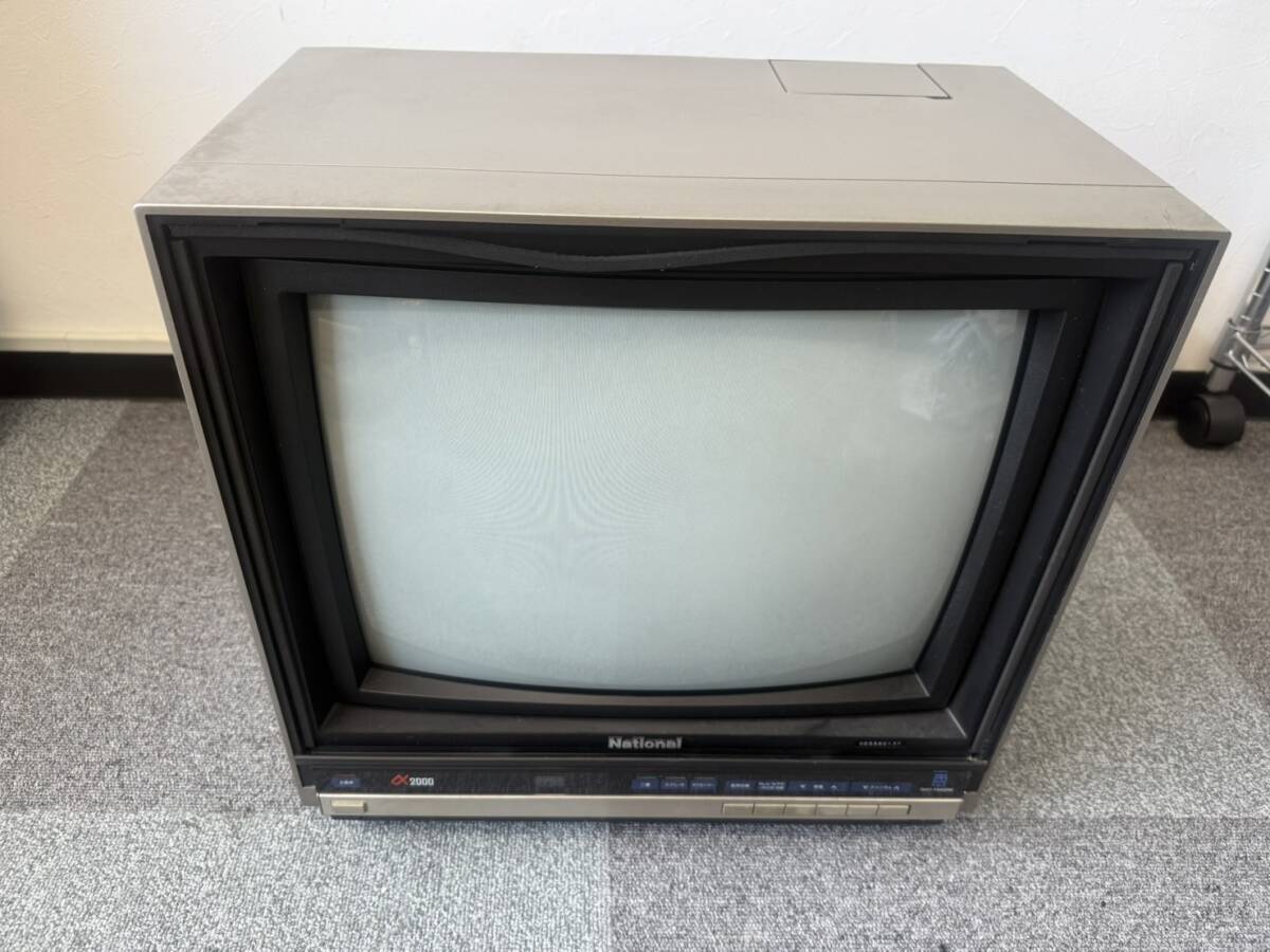 National α2000 ナショナル TH17-T55GR ブラウン管テレビ National α2000 ナショナル TH17-T55GR ブラウン管テレビ