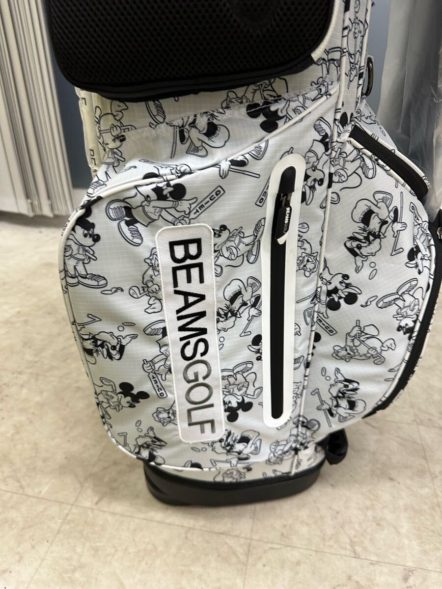 【専用】BEAMS GOLF ミッキー柄 スタンドバッグ 新品 BEAMS GOLF ビームス ゴルフ スタンドキャディバッグ
