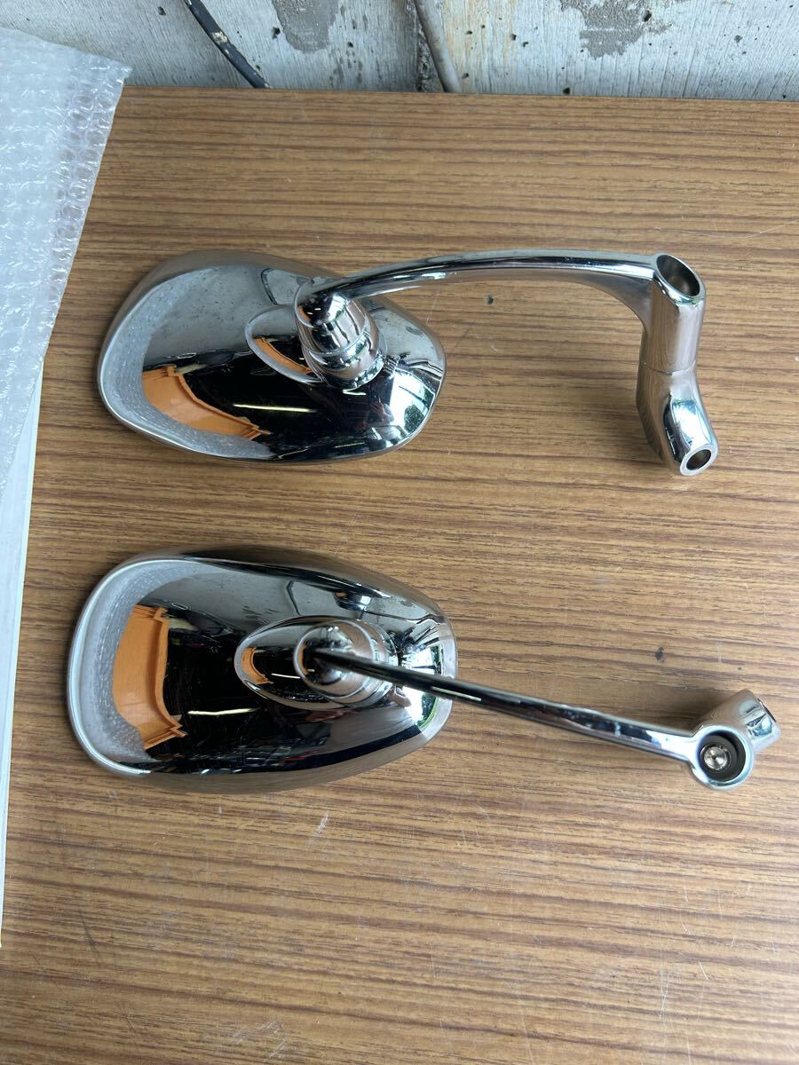 バイク用　ミラー左右SET 逆ネジアダプター付き_画像3