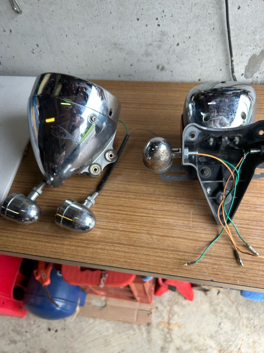 ドラックスター250 ライト　テールランプ　ウインカーセット_画像3