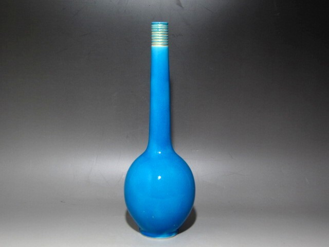  тысяч дом 10 работа Eiraku Zengorou .. журавль шея цветок входить Urasenke 10 4 .... цветок вдавлено *z583