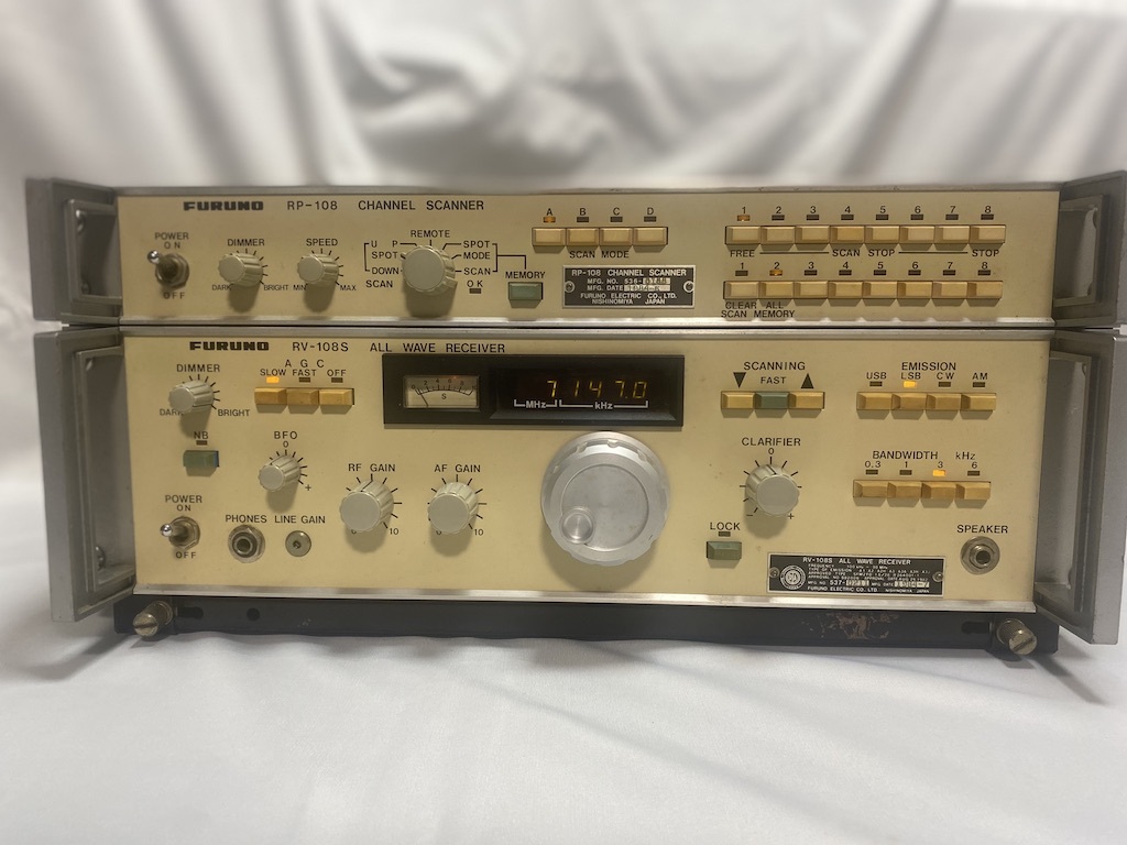 フルノ　FURUNO 全波受信機 RV-108S、スキャナー RP-108