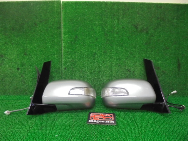 8FK4035 AEI6)) トヨタ アルファードG ANH10W 后期型 AS LTD 純正 ウィンカー付電格サイドドアミラー左右セット