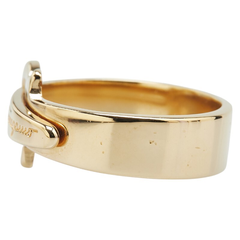  Salvatore Ferragamo gun chi-ni шарф кольцо Gold металлизированный женский Salvatore Ferragamo [ б/у ]