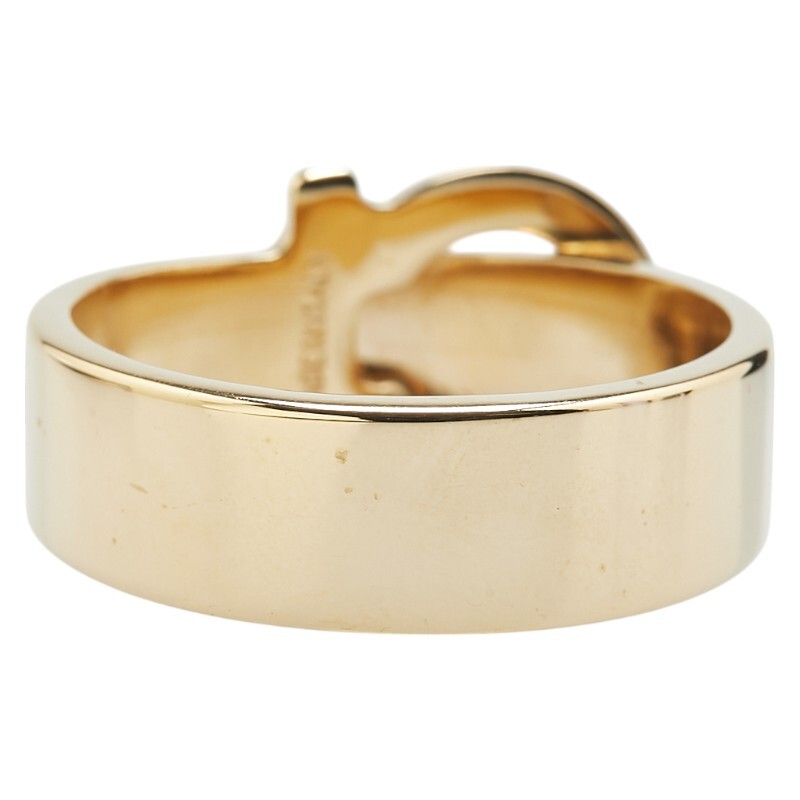  Salvatore Ferragamo gun chi-ni шарф кольцо Gold металлизированный женский Salvatore Ferragamo [ б/у ]