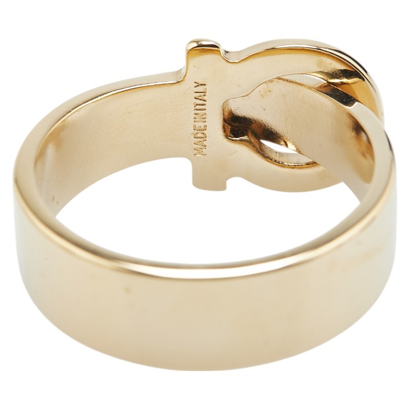  Salvatore Ferragamo gun chi-ni шарф кольцо Gold металлизированный женский Salvatore Ferragamo [ б/у ]