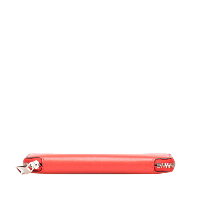 ルイ ヴィトン パルナセア ポルトフォイユ イエナ 長財布 ラウンドファスナー M58207 カプシーヌ レッド レザー LOUIS VUITTON 【中古】_画像3