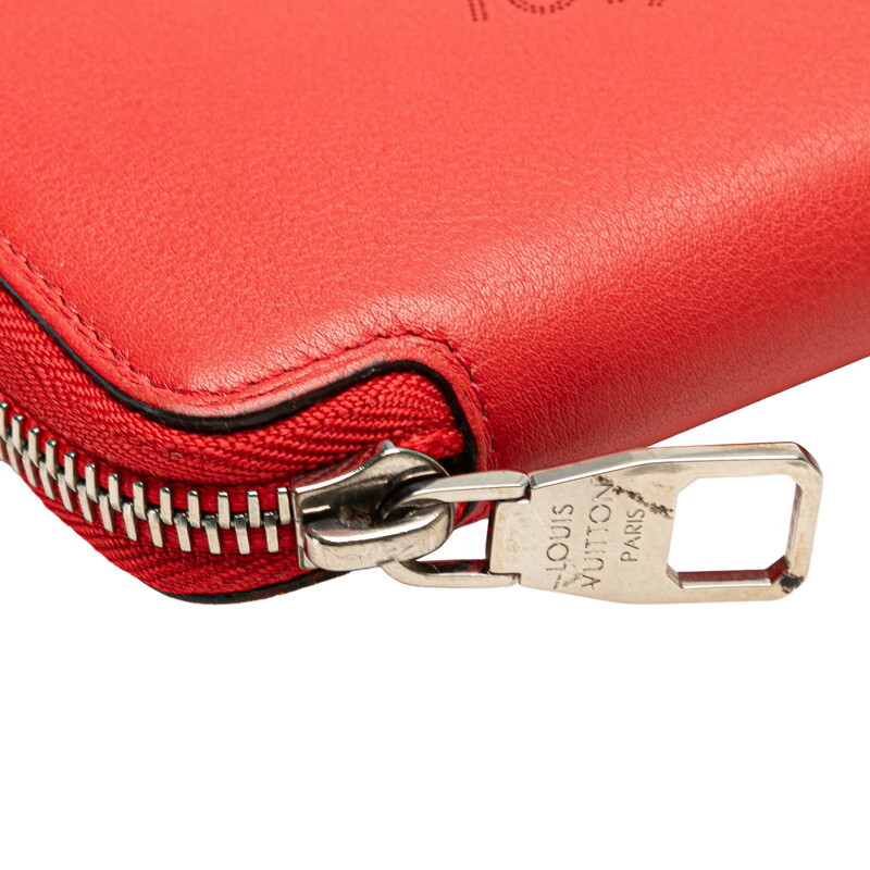 ルイ ヴィトン パルナセア ポルトフォイユ イエナ 長財布 ラウンドファスナー M58207 カプシーヌ レッド レザー LOUIS VUITTON 【中古】_画像7