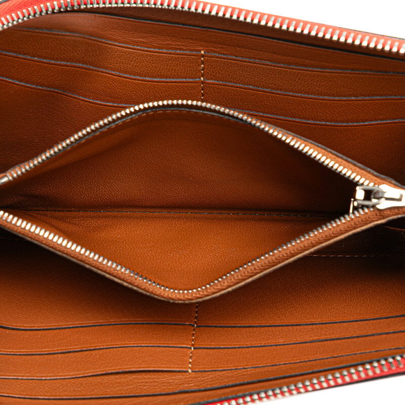 ルイ ヴィトン パルナセア ポルトフォイユ イエナ 長財布 ラウンドファスナー M58207 カプシーヌ レッド レザー LOUIS VUITTON 【中古】_画像8