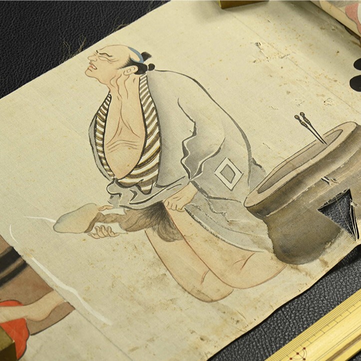 【真作】◆『時代春画 まくり めくり』肉筆◆検）浮世絵 菱川師宣 井原西鶴 渓斎英泉 歌川豊国 喜多川歌麿 葛飾北斎 歌川国芳 好色本 艶本_画像10