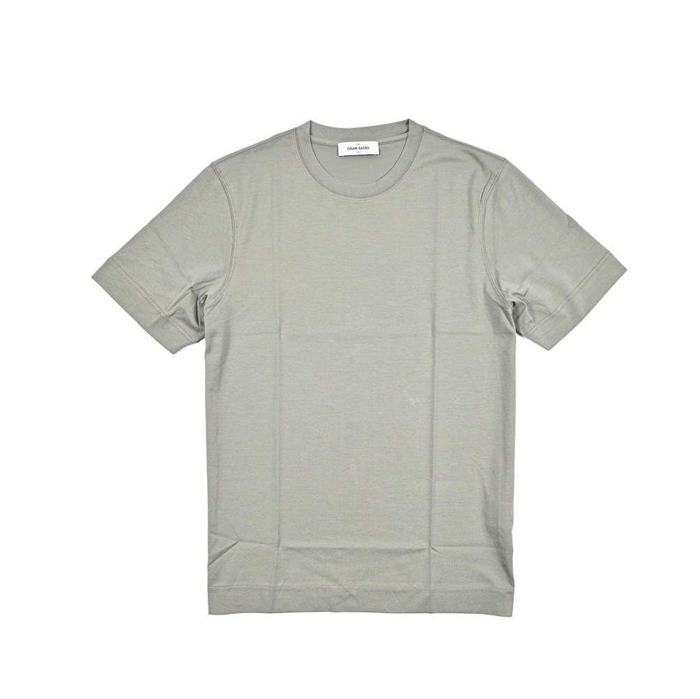 グランサッソ/Tシャツカットソースムースグレー/422522 新着 新品 グランサッソ GRAN SASSO Tシャツ カットソー クルー