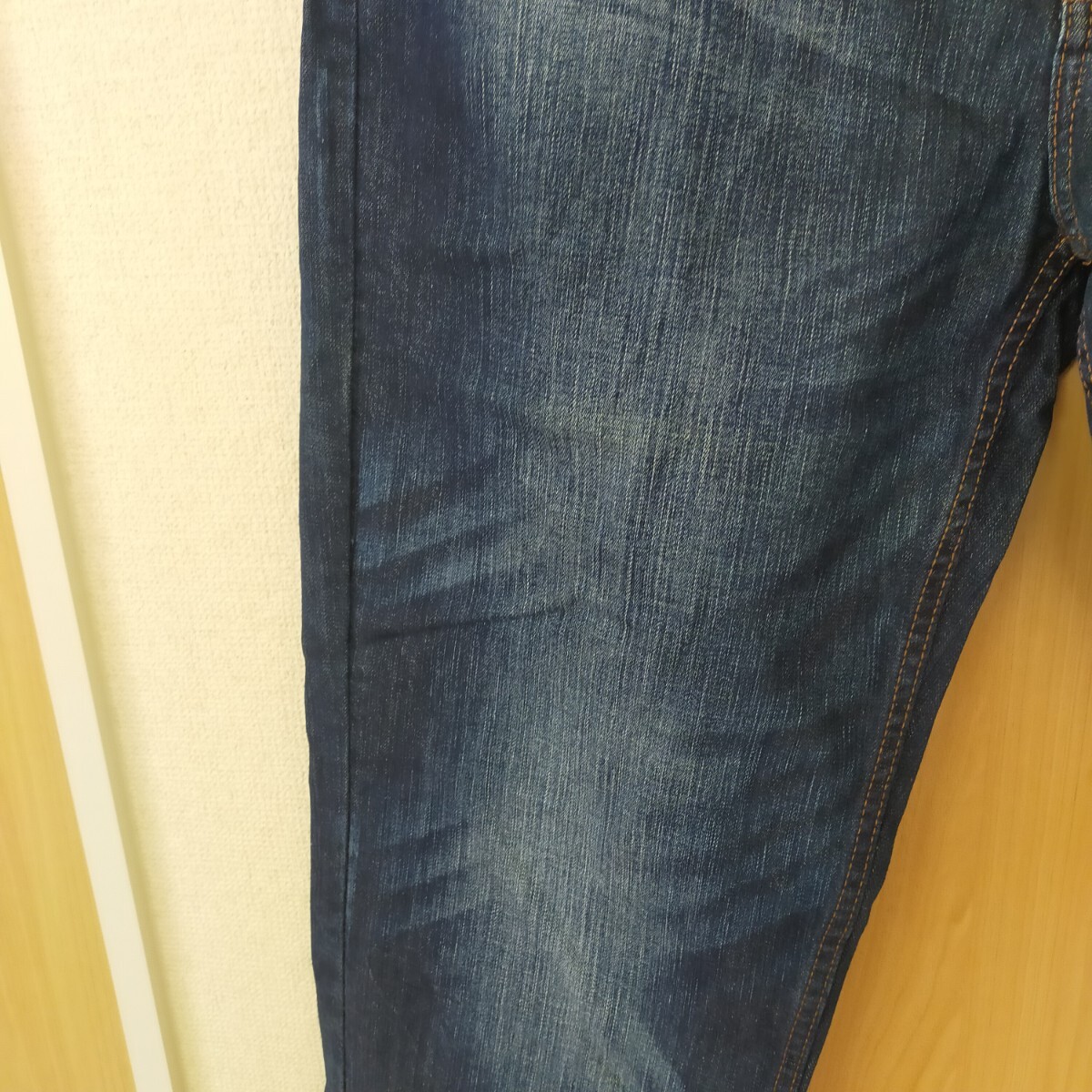 ROCAWEAR ロカウェア ルーズフィット デニムパンツ ジーンズ ワイド W34 インディゴブルー_画像6