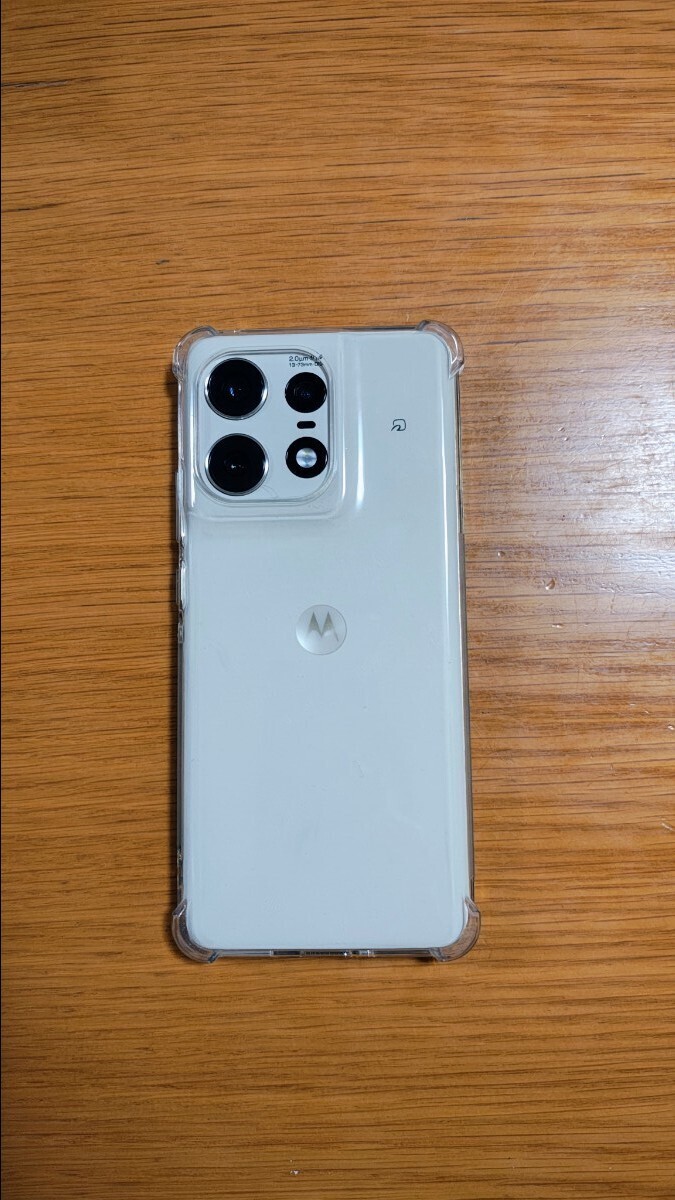 motorola edge 50s pro バニラ ケース付き 替えフィルム付き motorola edge 50s pro SoftBank バニラクリーム ケース