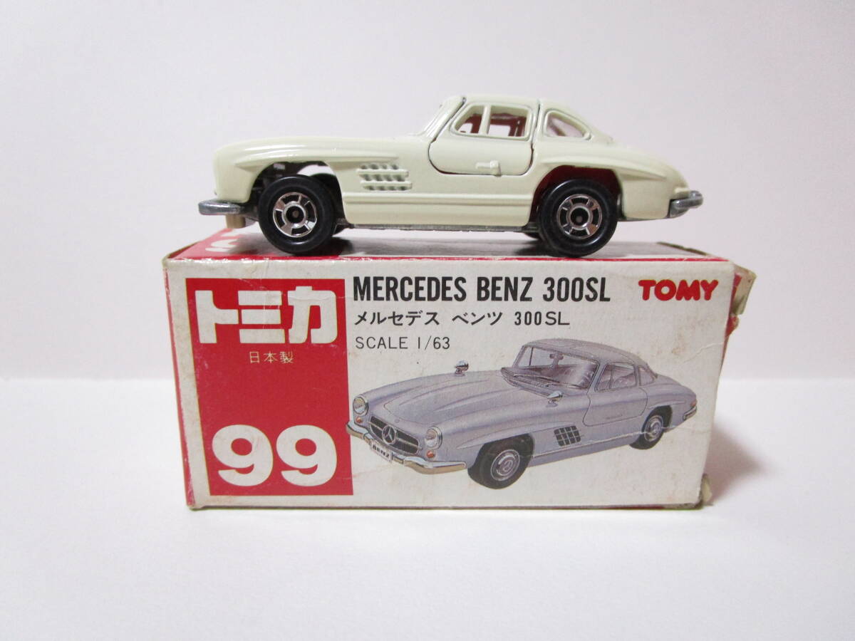 トミカ 日本製 赤箱 99 メルセデスベンツ 300SL Yahoo!オークション - 赤箱トミカ NO.99 メルセデスベンツ300SL