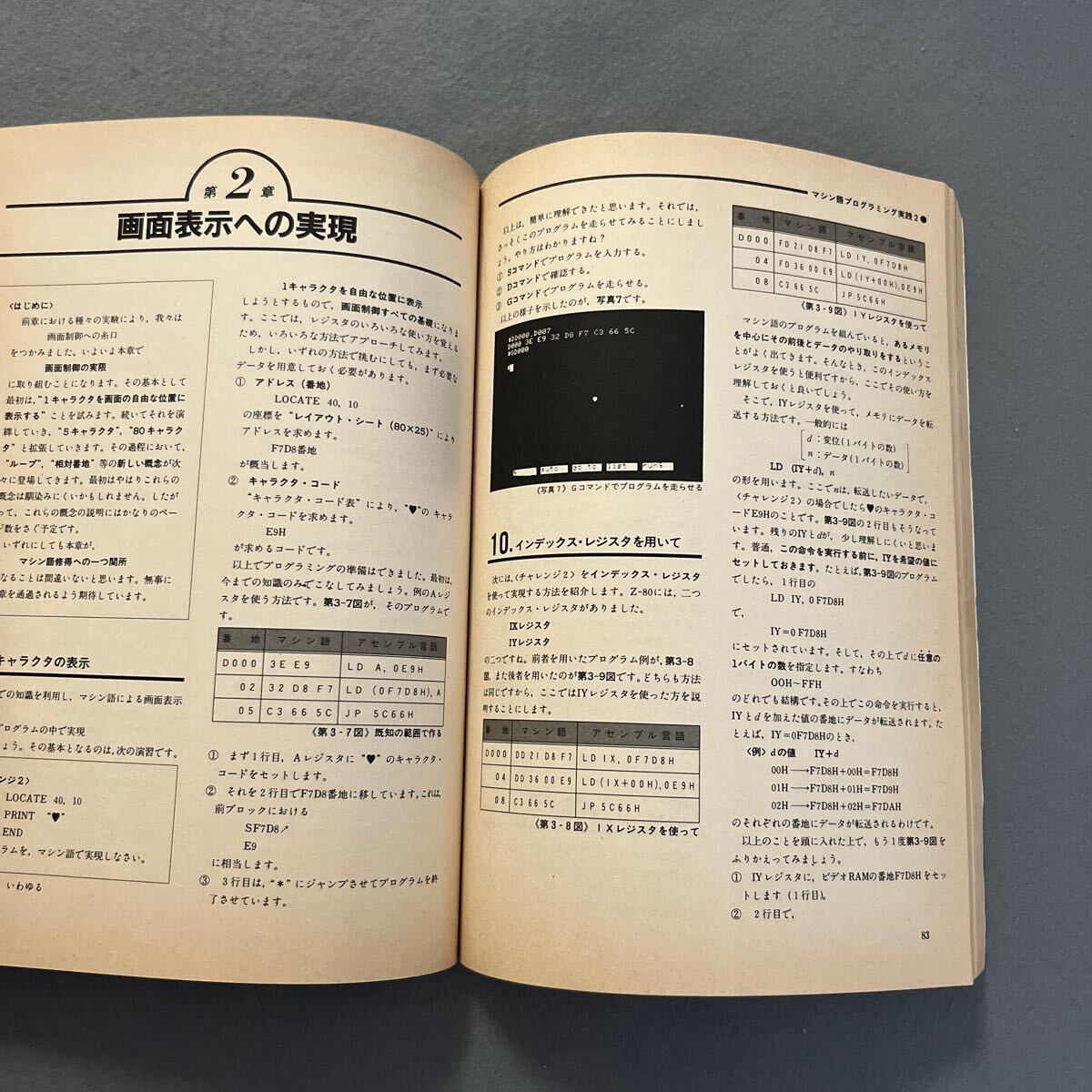 PC-8801 PC-8001マシン語入門●昭和57年7月20日発行●月刊マイコン別冊●冢越一雄 著●プログラミング●インベーダー●アプリケーション
