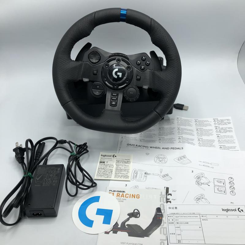 【中古】ｹﾞｰﾑOP）Logicool G ｽﾃｱﾘﾝｸﾞｺﾝﾄﾛｰﾗｰ G923 PS4 PC ﾚｰｼﾝｸﾞｹﾞｰﾑﾊﾝﾄﾞﾙ[92][240092309981] 中古】ゲームOP）Logicool G ステアリングコントローラー G923