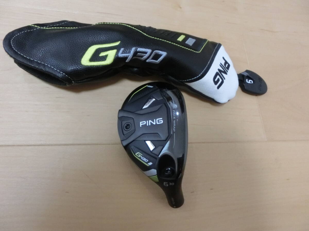 PING ピン G430 6U 30゜ ヘッド 日本仕様 正規品 PING ピン G430 ハイブリッド #6 30° ヘッドのみ ヘッドカバー