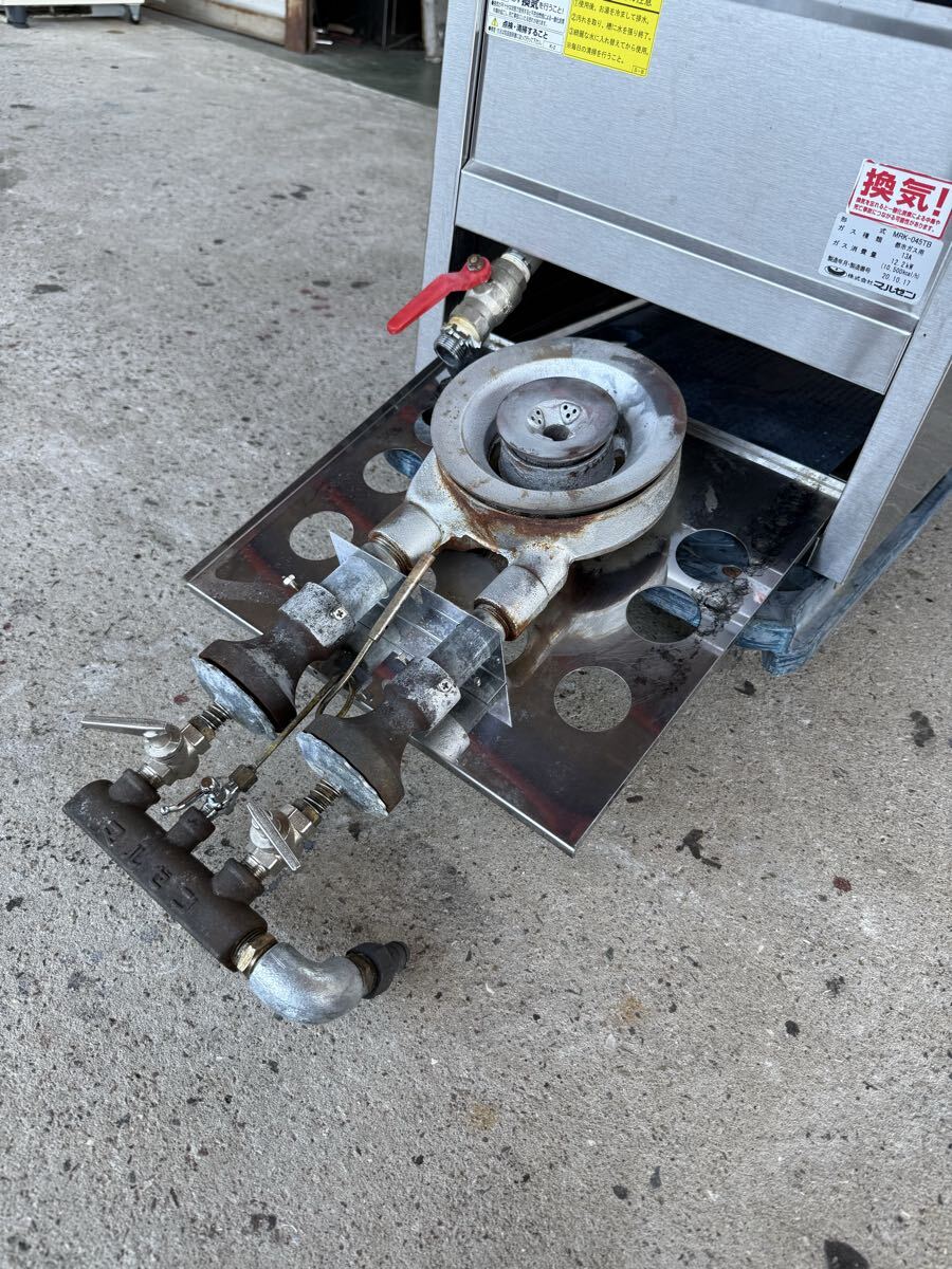 マルゼン　2020年　 業務用　 ゆで麺機　卓上ゆで麺機　 都市ガス　MRK-045TB ラーメン釜　400×545×400 4カゴ　60食/h 厨房機器 _画像4