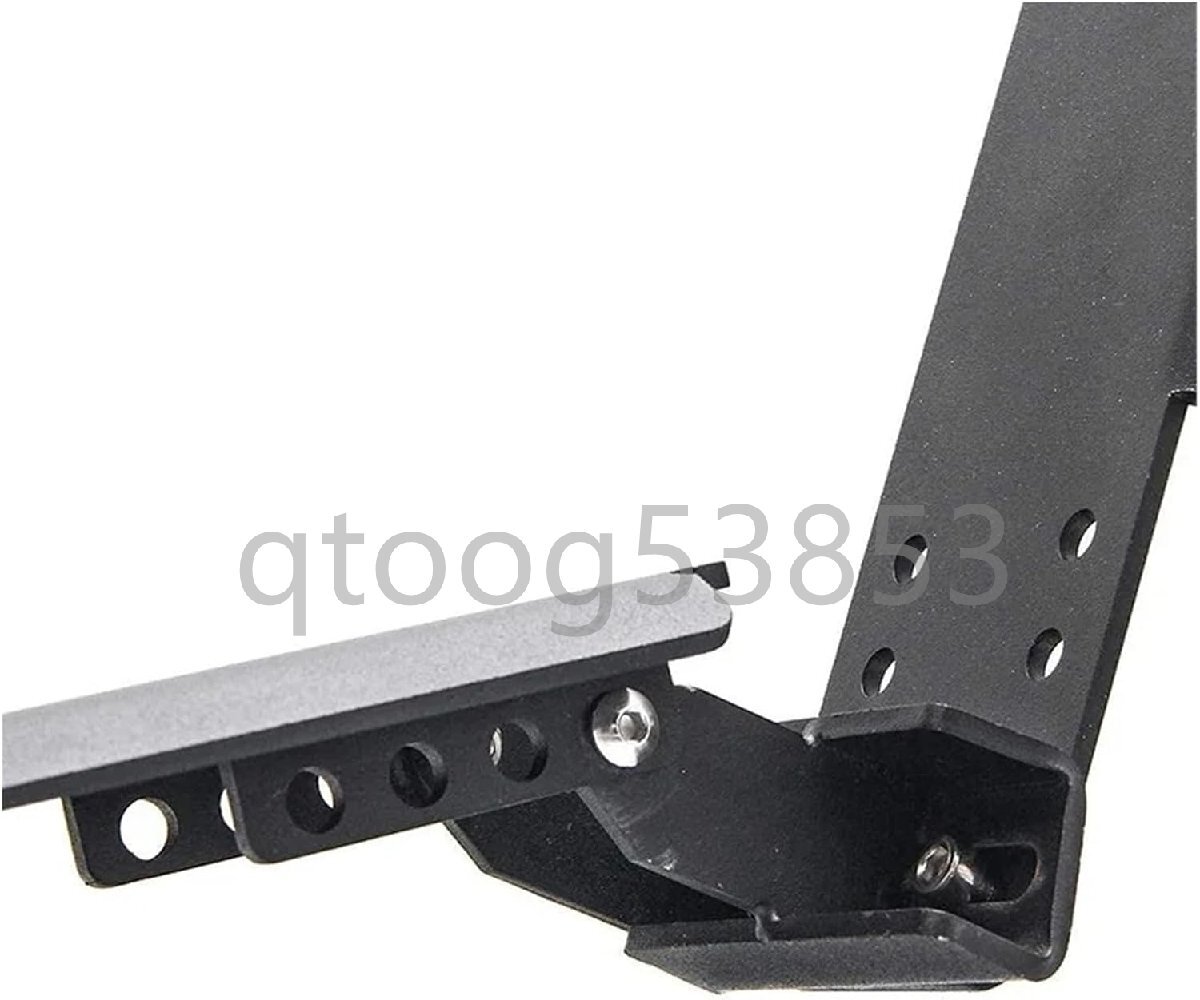 車用アクセル・ブレーキペダル ジープ用ラングラー JL JLU 2018-2022 グラディエーター JT 2020 2 ドア車の左フットレストペダルブレーキフ_画像5