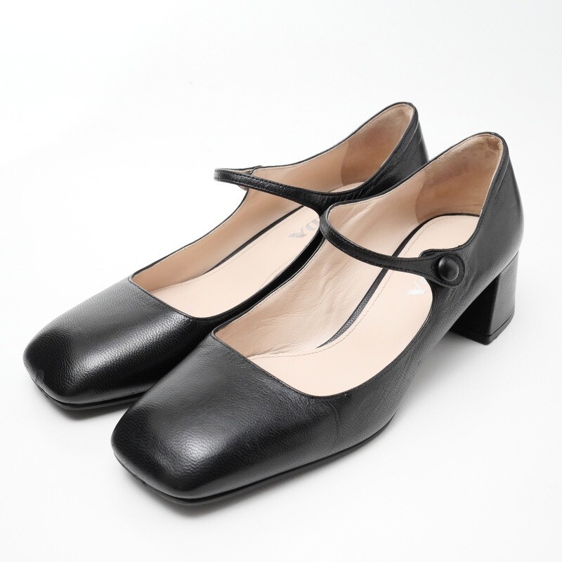 PRADA プラダ ワンストラップパンプス MH7889*イタリア製 PRADA プラダ 37.5(24cm相当) レザー
