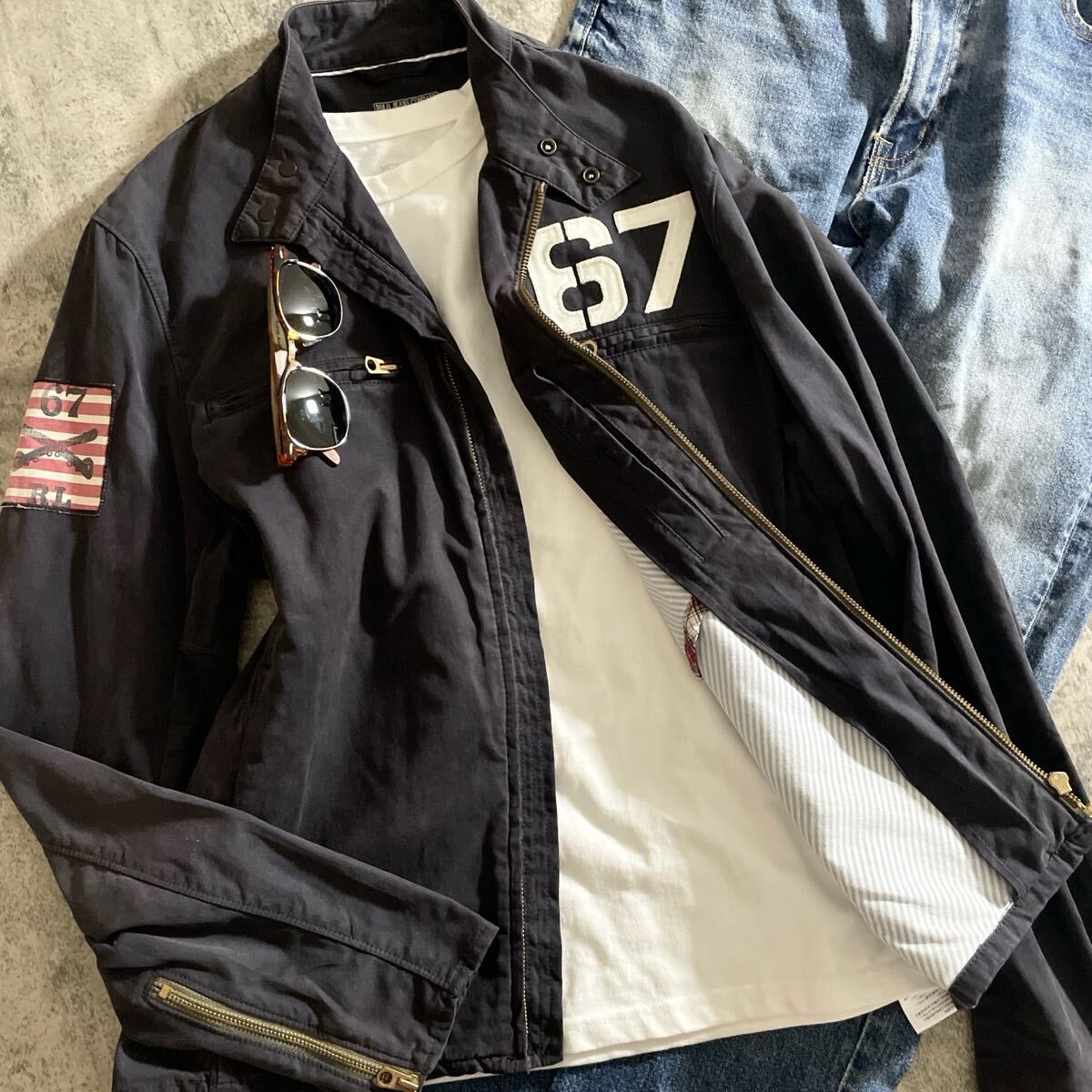 n2b Polo Jeans ミリタリージャケット 希少】メンズ LL,XLサイズ POLO JEANS COMPANY ラルフローレン