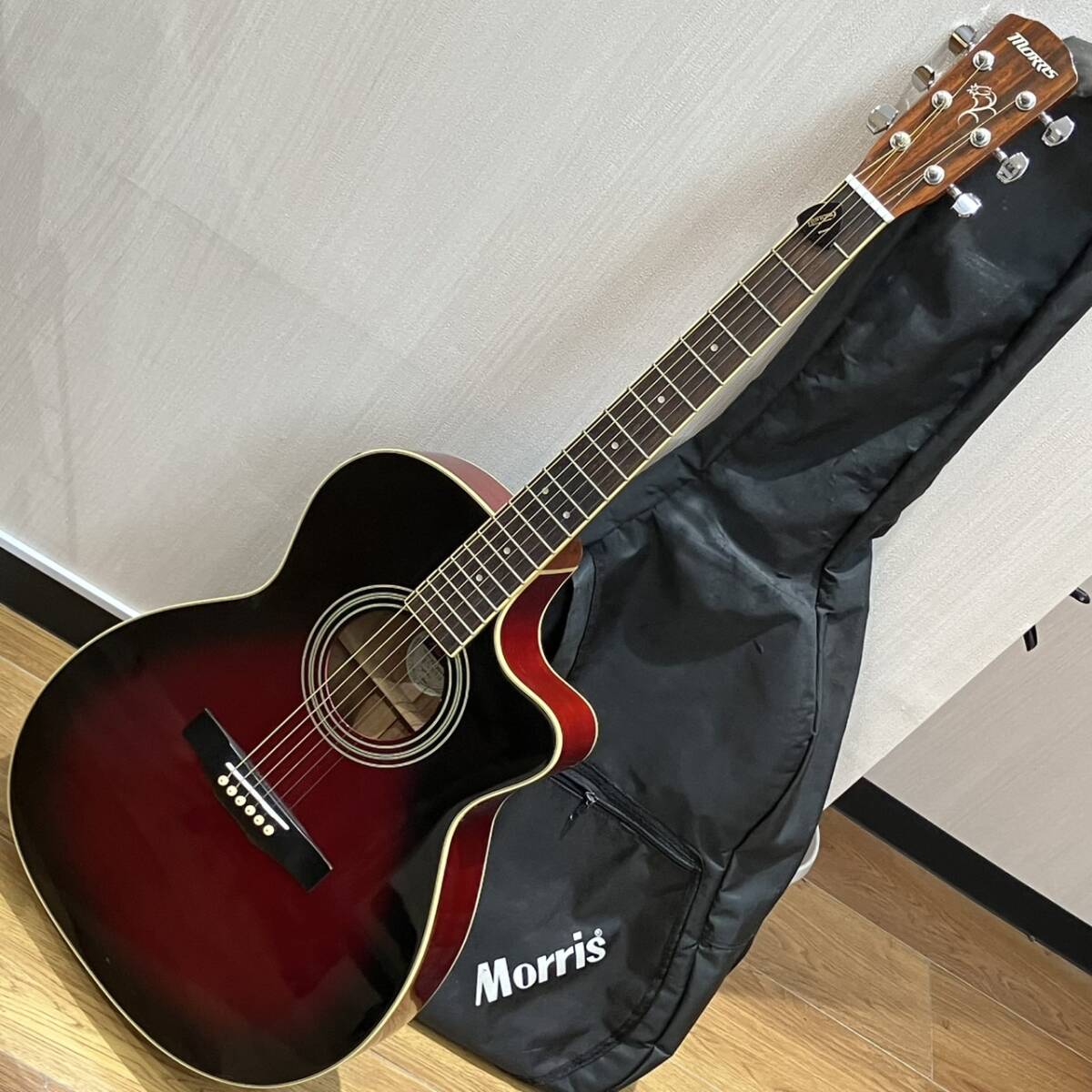 Morris FC-2TS アコースティックギター エレアコ ☆着払い 動作確認○ MORRIS モーリス FC-2II SWR エレアコ