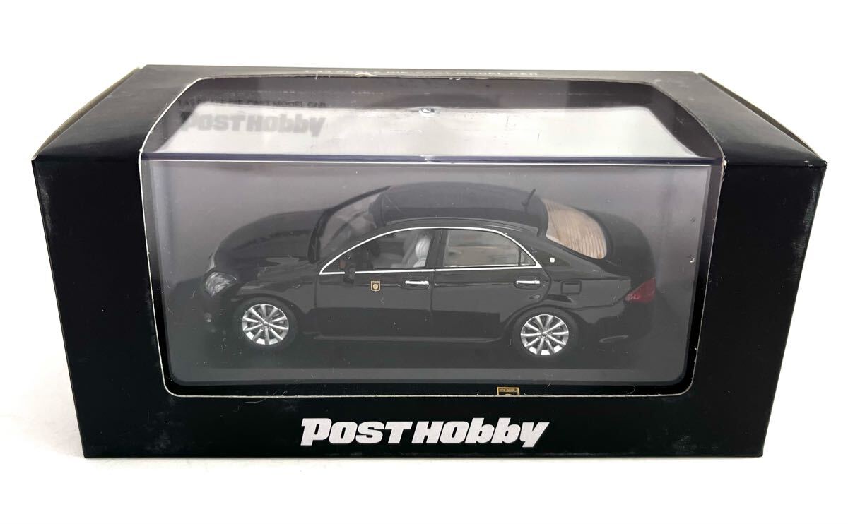 1/43 人気希少モデル　トヨタ　クラウン　ロイヤルサルーン　日の丸リムジンハイヤー　ポストホビー特注限定_画像6