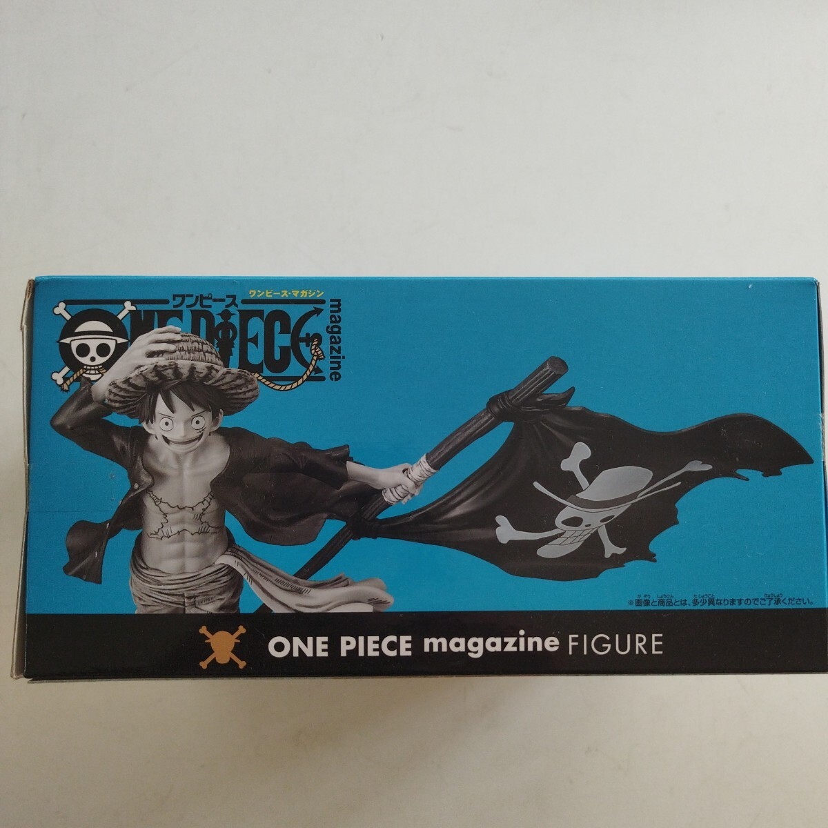 B　ワンピース　ONE PIECE magazine FIGURE　ワンピースマガジン　フィギュア　ルフィ　モノクロ_画像2