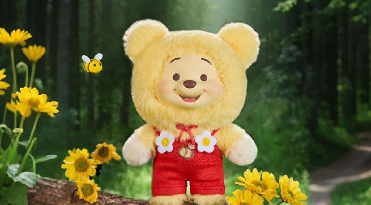 toptoy プーさん ぬいぐるみ キーホルダー シークレット TOPTOY Disney プーさん ぬいぐるみ キーチェーン ポップマート