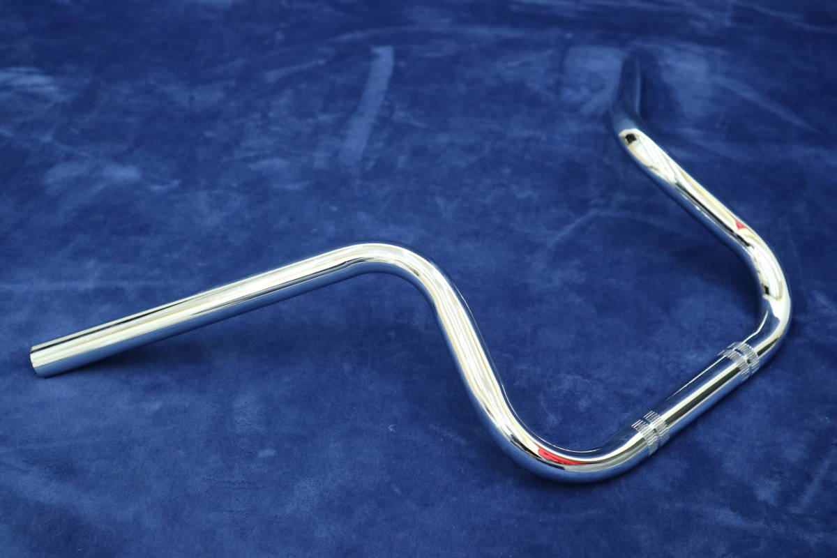 ヨン絞りハン　メッキ/アップハンドルCB400FシボリハンCB400SFジェイドCB400FourホークCBR400FキジマCBX400F CB250T CB400T 250Nハリケーン_画像1