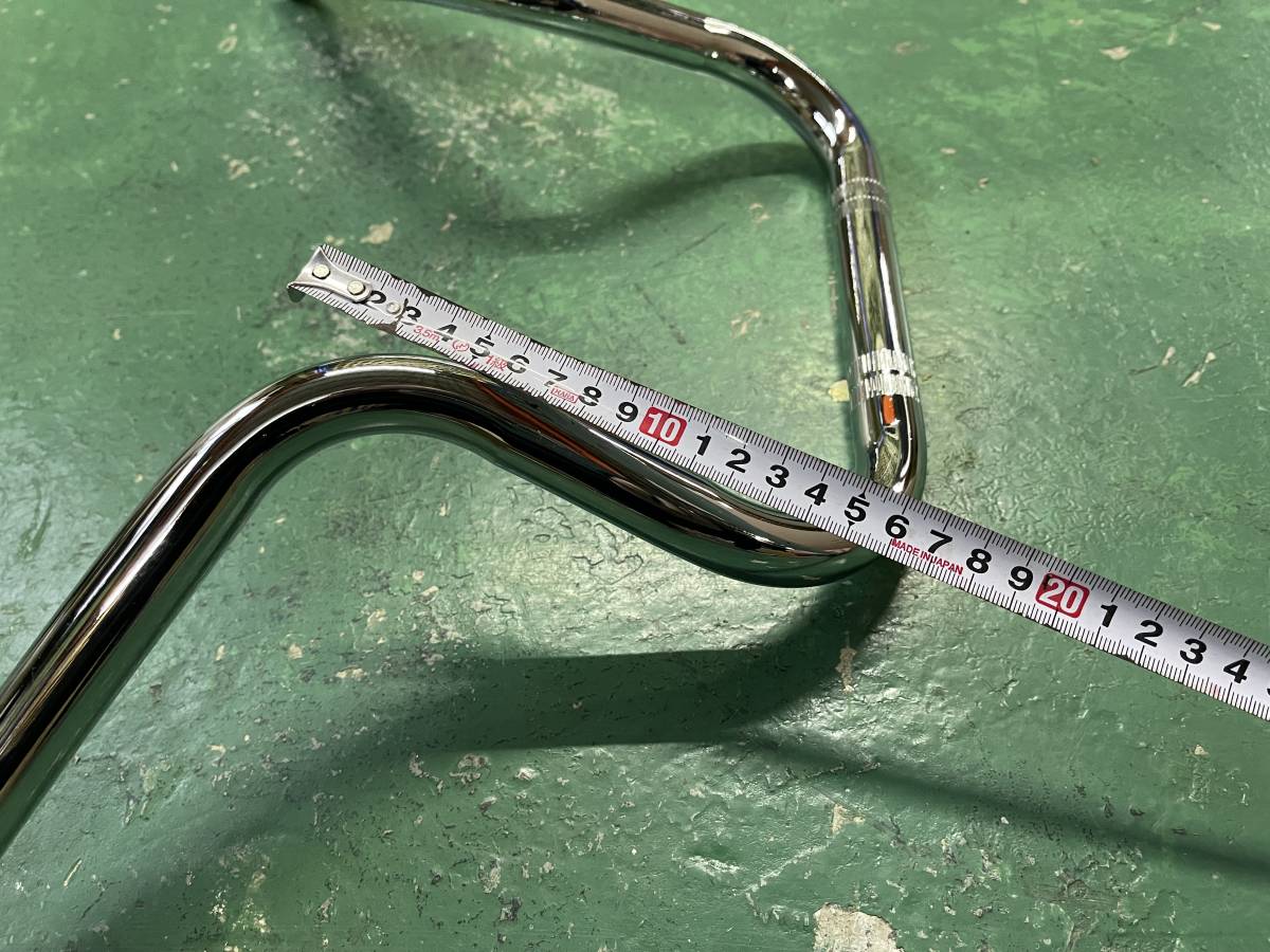 ヨン絞りハン　メッキ/アップハンドルCB400FシボリハンCB400SFジェイドCB400FourホークCBR400FキジマCBX400F CB250T CB400T 250Nハリケーン_画像2