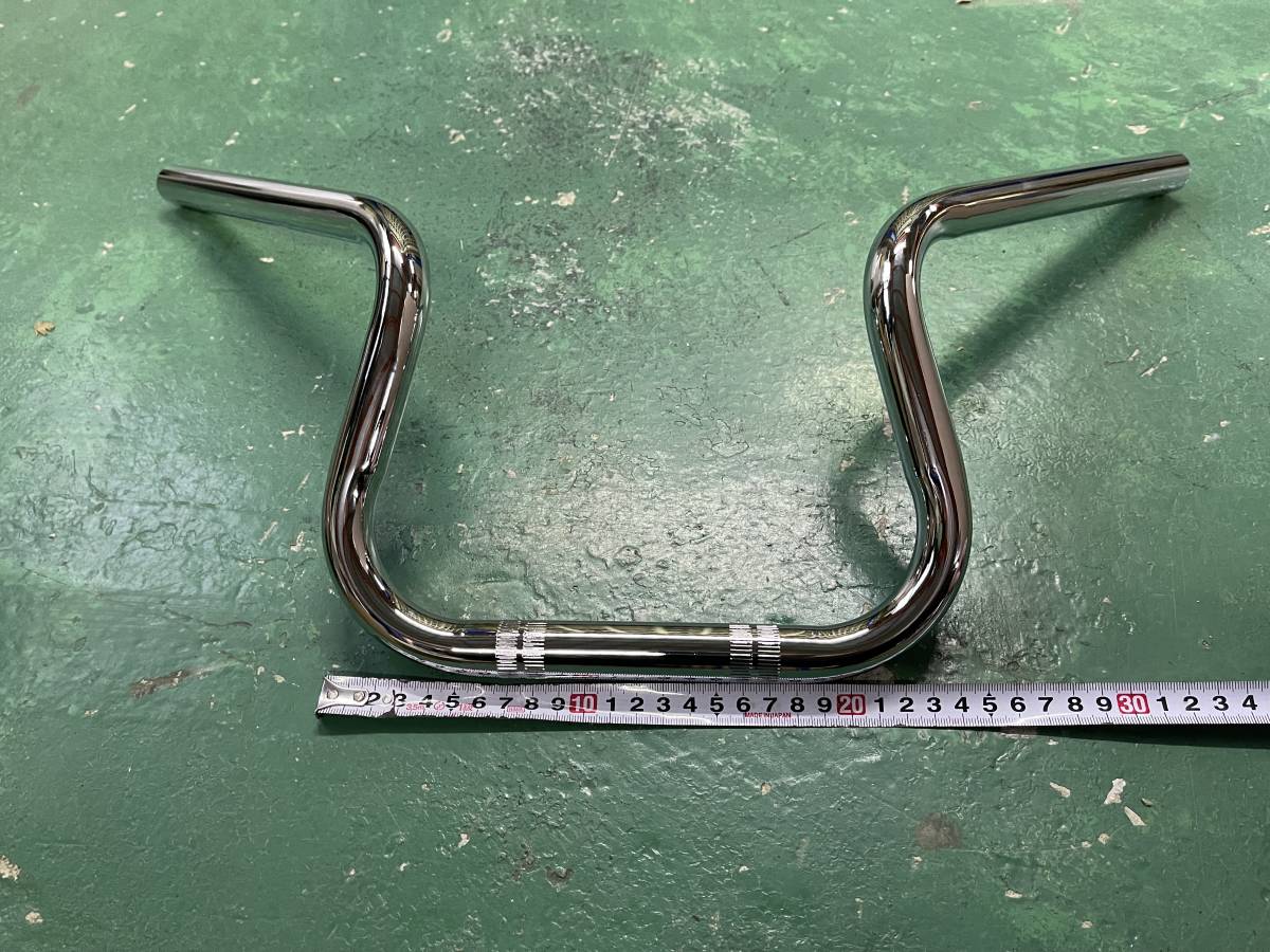 ヨン絞りハン　メッキ/アップハンドルCB400FシボリハンCB400SFジェイドCB400FourホークCBR400FキジマCBX400F CB250T CB400T 250Nハリケーン_画像3