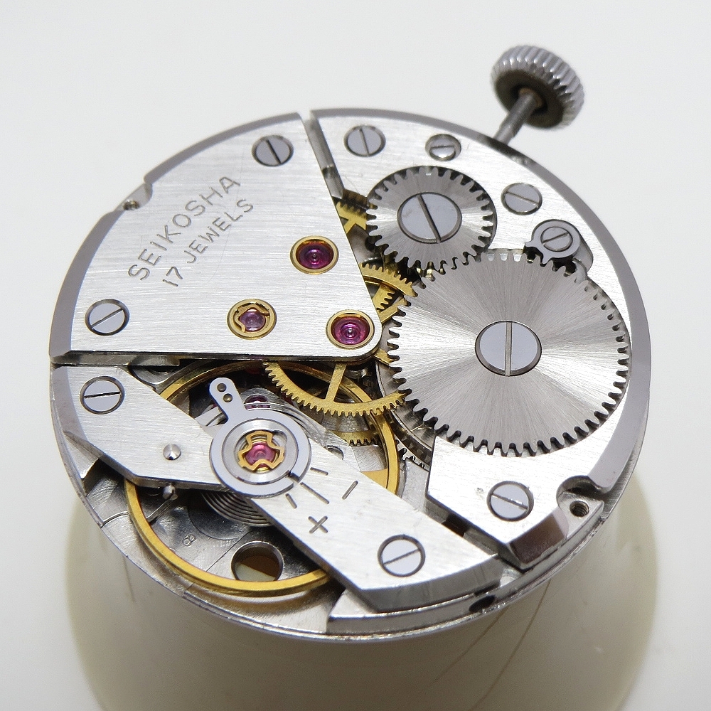 OH済 1960s SEIKO CHAMPION セイコー チャンピオン 17石 機械式 手巻 腕時計 アンティーク ブリッジ式テンプ JAPAN MADE_画像2
