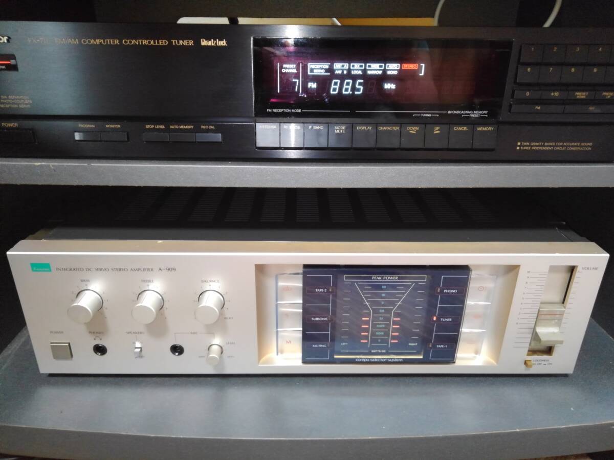 SANSUI A-α9 プリメインアンプ メンテナンス済み中古品 送料込み 整備済み】Sansui A-909 プリメインアンプ 動作品|Yahoo!フリマ