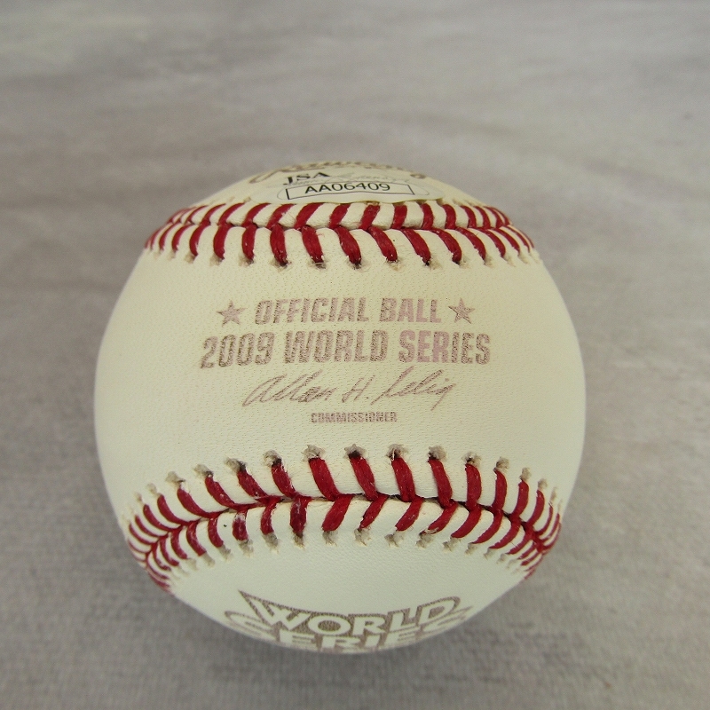 松井秀喜 直筆サインボール11/4/09 WS CHAMPS MVP 2009 松井秀喜 直筆サインボール11/4/09 WS CHAMPS MVP 2009 松井秀喜