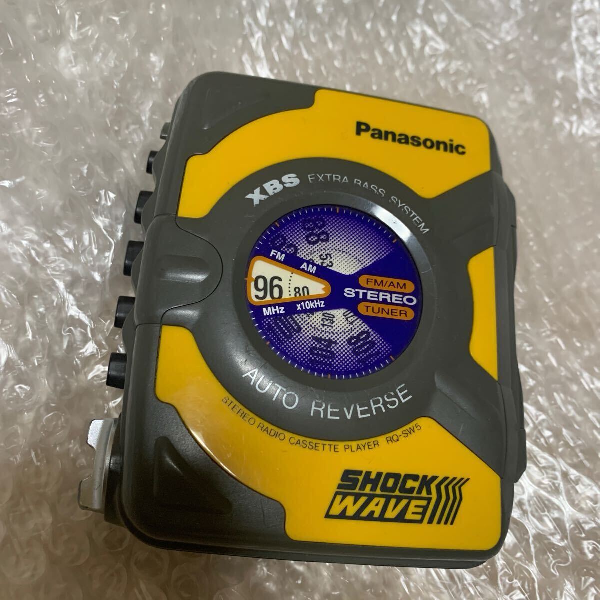 (ジャンク)Panasonic SHOCK WAVE カセットプレーヤー Panasonic RQ-SW5 SHOCK WAVE カセットプレーヤー ジャンク