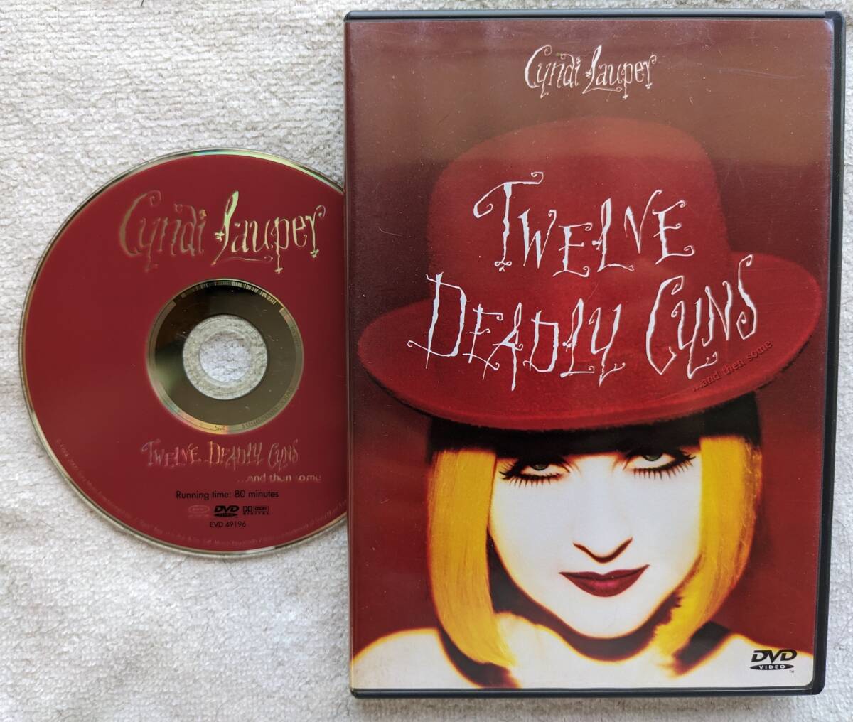 シンディ・ローパー CYNDI LAUPER●DVD●TWELVE DEADLY CYNS ●グレイテスト・ヒッツ ●輸入盤 ●優良品！！_画像1