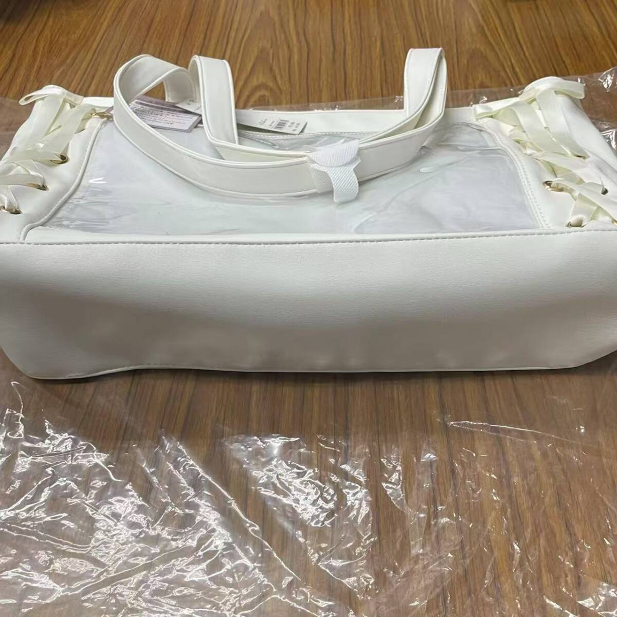 新品WEGO レースアップ痛バッグ Sサイズ 多機能 オタ活 横型 推し活バッグ_画像6